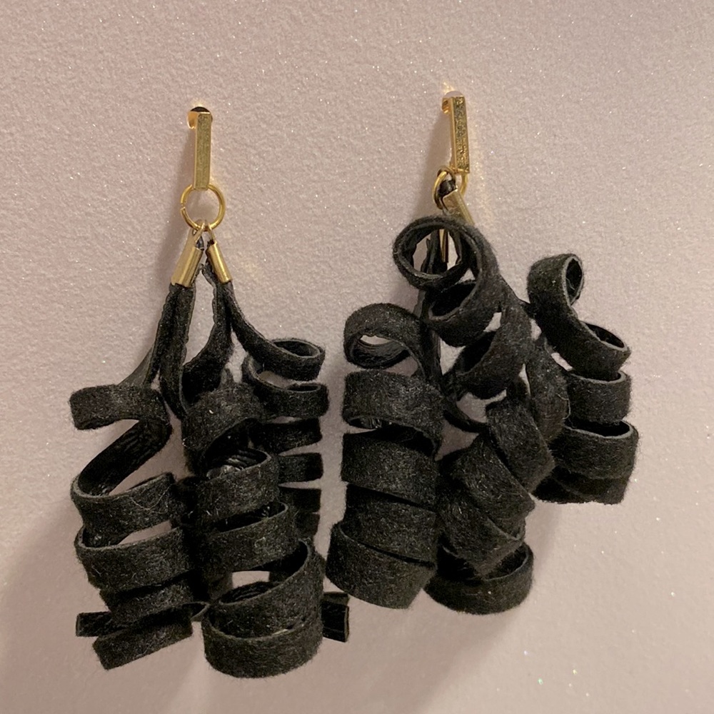 Coiled Bar Earrings